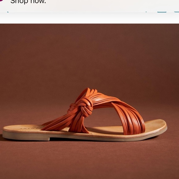 Matisse Anthropologie  orange women’s sandals - Picture 1 of 4